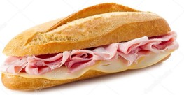 026S-Panino Prosciutto cotto e formaggio